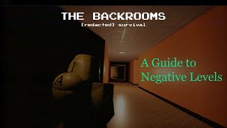 THE BACKROOMS | Guide to Negative Levels + BONUS