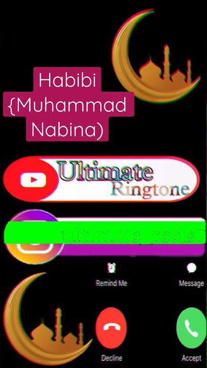Ya Habibi #ringtone #ultimateringtone #shorts #islamic #yahabibiyamuhammad #bhatmaqsood