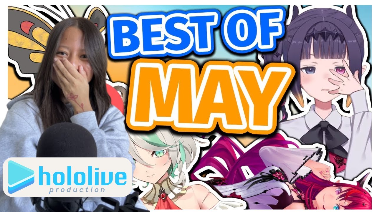 Лучшее из Hololive на английском языке МАЙСКАЯ РЕАКЦИЯ