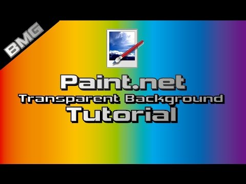 Paint.net - How to make an image have a transparent background