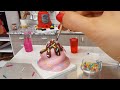 Mini, real ICE-CREAM CAKE 🍰🍦🎂/ mini cooking / mini food / tiny kitchen / miniature cooking / mini