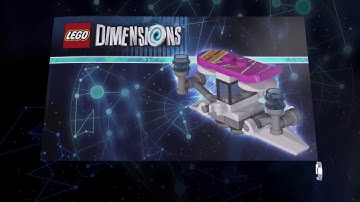 Lego Dimensions Marty McFly Vehicle Instructions - Hoverboard, Cyclone Board, Ultimate Hoverjet