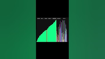 *⚠️seziure warning and volume warning ⚠️* Sorting algorithm  #sortingalgorithms #maths #programming