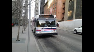 Calgary Transit (2005 New Flyer D40LF) #7926 Route Max Purple 307 East Hill Part 1 of 2