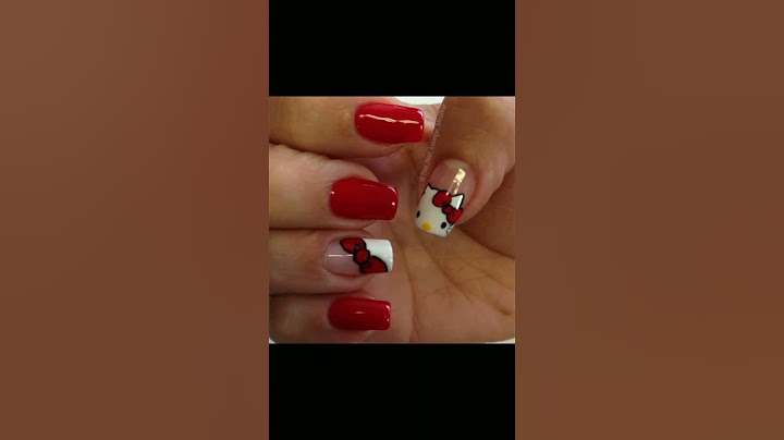 hello kitty nails to try 😺 || #greenscreen #school #hacks #shorts #fashion #nails #cute