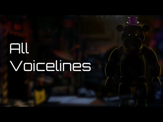 Fredbear All Voicelines (with subtitles) class=