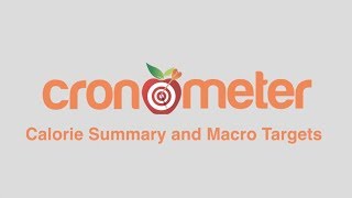 Calorie Summary and Macro Targets screenshot 2