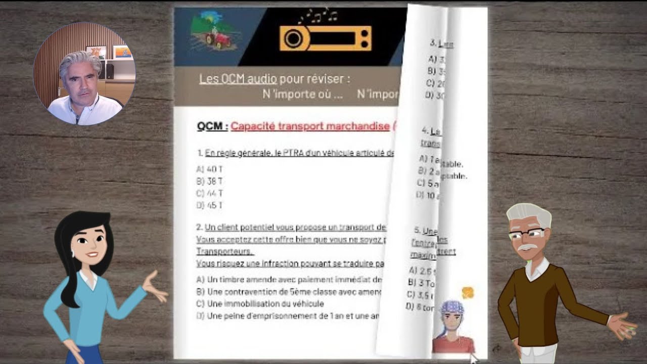 QCM Audio Capacité transport +3,5 T