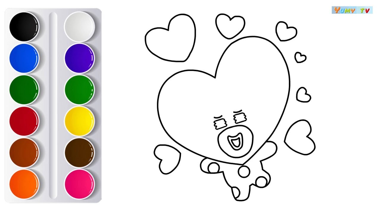 Download abgdhwz: Coloring Bt21