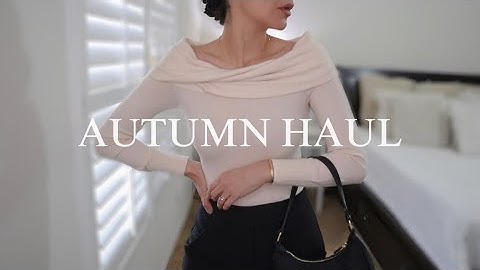 ELEGANT FALL AUTUMN TRY ON HAUL 2022 ft EXPRESS | The Allure Edition