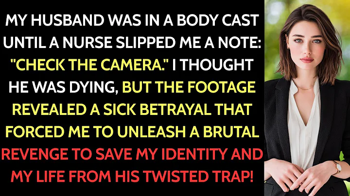 🏥At The Hospital For My Husband's Broken Bone,👩‍⚕️A Nurse Slipped Me A Note: "... Check The Camera🎥"