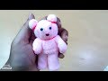 DIY Teddy bear|Art and Crafts|Yarn teddy bear|Napkin teddy bear