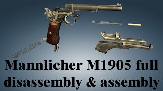 Mannlicher M1905: full disassembly & assembly