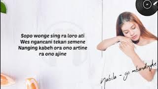 Nabila Mahalini - Ojo Dibandingke ( cover lirik )
