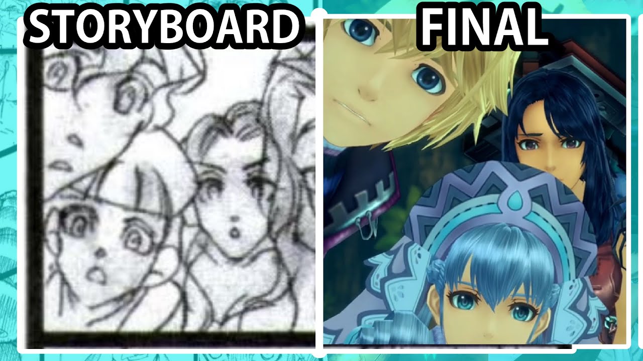 Storyboards Comparison - Xenoblade Chronicles: Definitive Edition