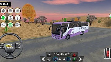 Indian Bus Simulator 3d Gameplay - Coach Bus Game Bus Driving 3D  - Multiplayer - Android gameplay