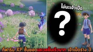 ที่ฟาร์ม XP ชั้นยอดเลเวลขึ้นเร็วมาก ร่าง 3 เจ้าเป็ดผมถึงกับพูดไม่ออก Pokemon Scarlet and Violet