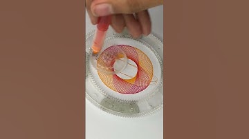 Relax, Unwind, and Enjoy the Patterns: Mesmerizing Spirograph Art #asmr #satisfying #spirograph