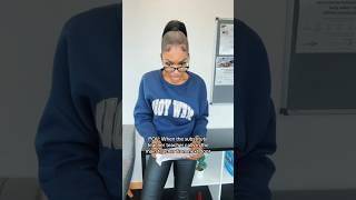 What the substitute teacher does at the end #secondaryschool #pov #elvirastylespov# #viral #teachers