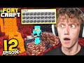 FortCraft #12 - I FOUND NETHERITE! (huge upgrades)