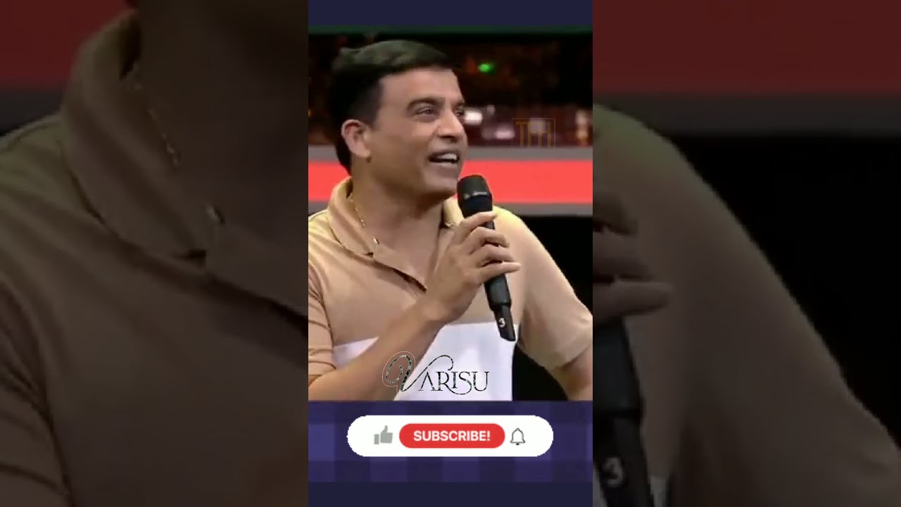  Dil Raju Mass Speech One No 1 Varisu Audio Launch Thalapathy Vijay Movie