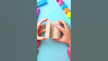 📱 DIY Phone Holder from a Paper Roll! 🧻✨ #kids #fun