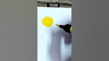 Easy lemon🍋 drawing at 10 seconds#youtubeshorts #shorts #viralvideo #10secondschallenge #drawing