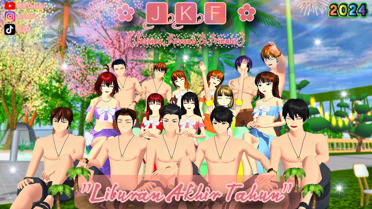 ✿J.K.F✿ || 🏝️ Pulau Pesona 🏝️ || Part 1 || Drama Sakura School Simulator || 
