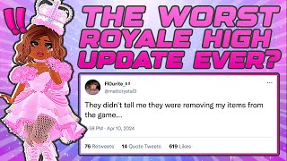 The WORST Royale High Update in HISTORY? *WARNING: UPSET PLAYERS SCREAMING AND CRYING* | Roblox