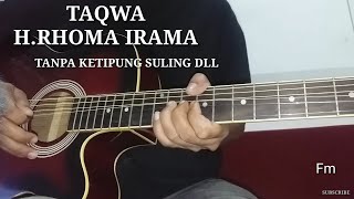 Chord melody lagu rhoma irama taqwa verse guitar acoustic cover