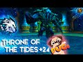 Throne of the tides m24 pugs  dragonflight season 3  guardian druid bear tank  pov tott