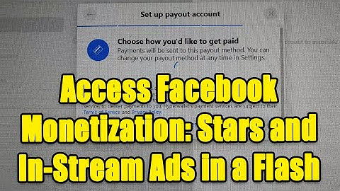 📱How to Quickly Open Facebook Monetization Page for Stars and In-stream Ads