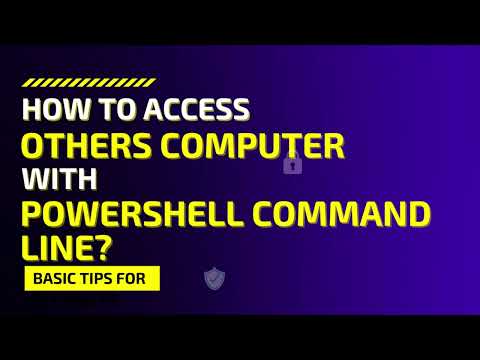 How do I access another computer using PowerShell?