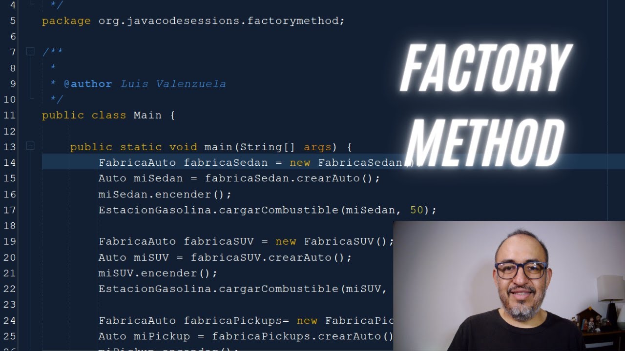 #JavaCodeSessions 12: Factory Method en Java - YouTube