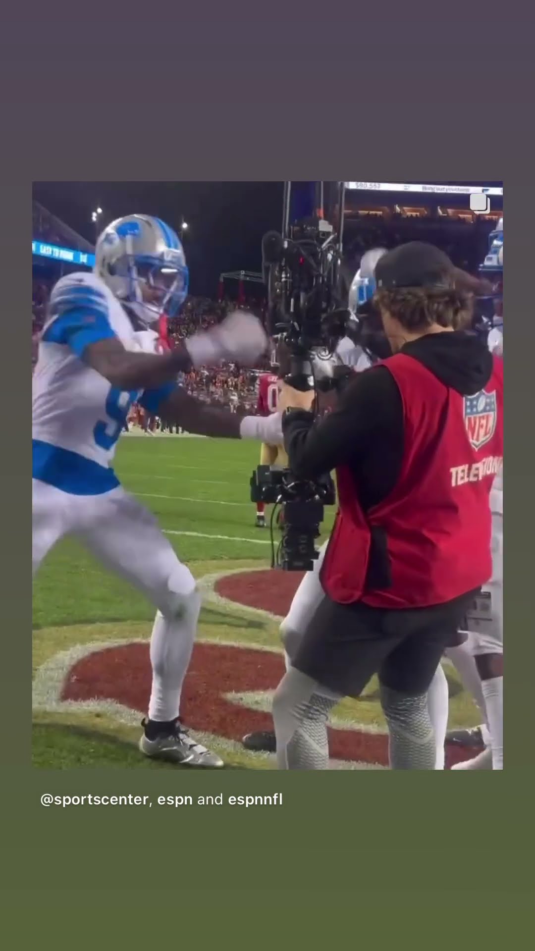 How much was the fine? #hoodnews #detroitlions #amonrastbrown #jaredgoff #touchdown #sports #omg