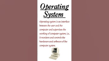 Operating System definition #operatingsystem #computer #ytshortsindia #trending #viral #yt #shorts