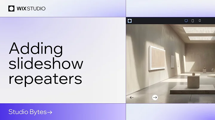 Build slideshow repeaters in just minutes | Wix Studio