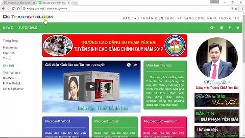 JavaScript: Bài 1. Cách nhúng vào Website và hiển thị thông tin lên trình duyệt