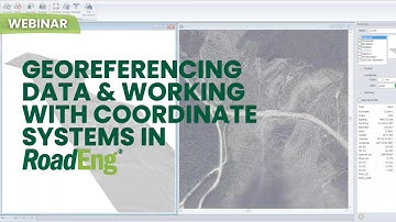 Georeferentie van gegevens en werken met coördinatensystemen in RoadEng