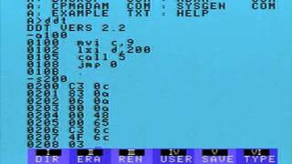 CP/M Assembler DDT - Dynamic Debugging Tool - Coleco Adam