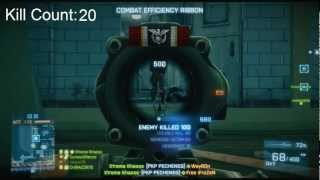 Battlefield 3: PKP Pecheneg Killfeed - 21 Kills!