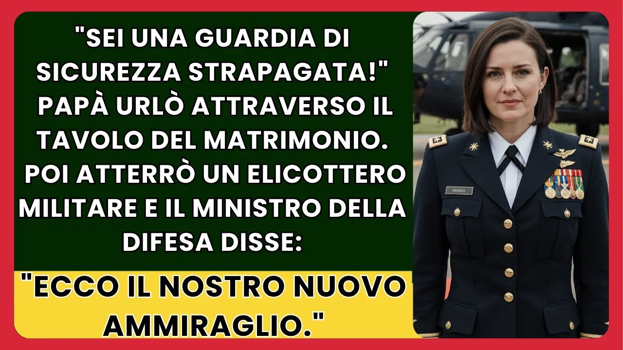 «SEI SOLO UNA GUARDIA PAGATA TROPPO», RISE PAPÀ. POI UN ELICOTTERO CAMBIÒ TUTTO… STORIA