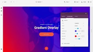 How to Create Gradient Background Overlays With Joomla Website Builder Gridbox
