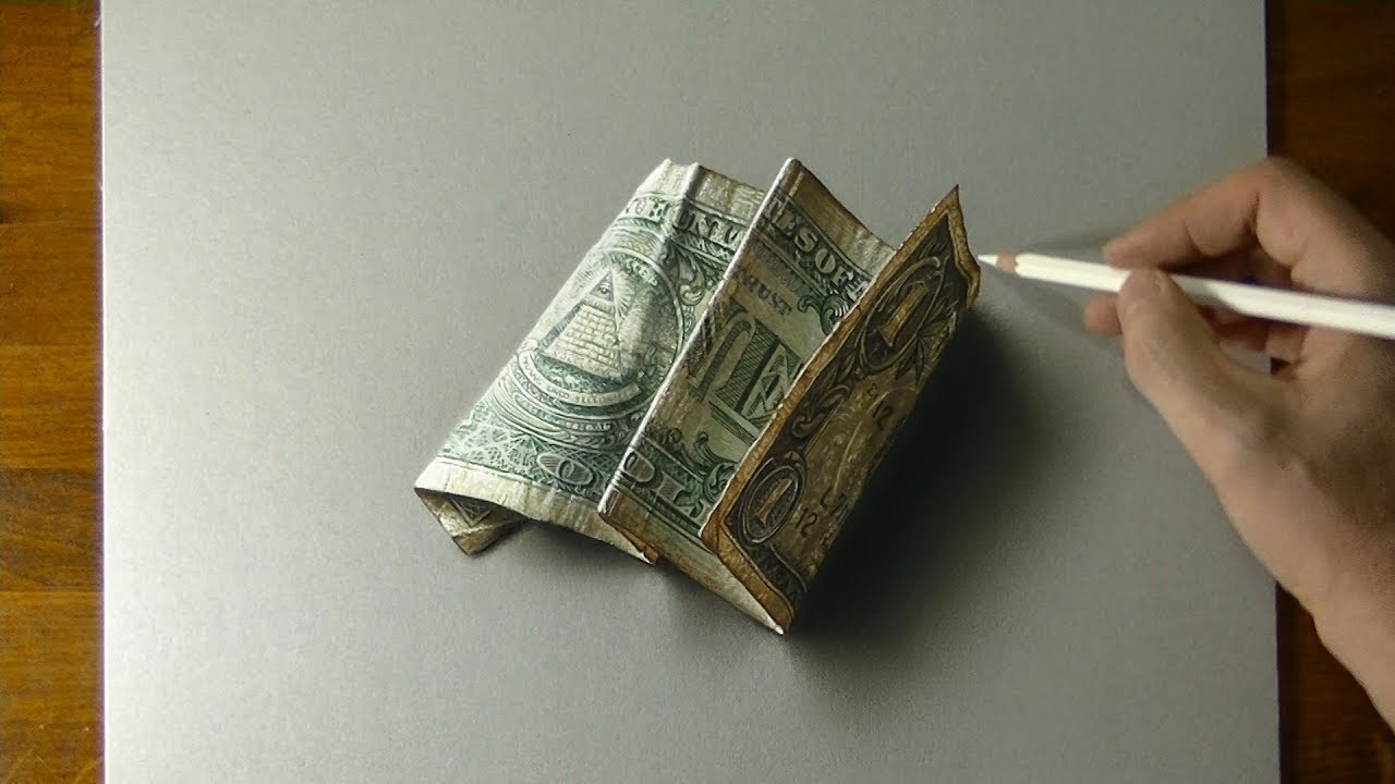  Drawing a dollar bill - YouTube