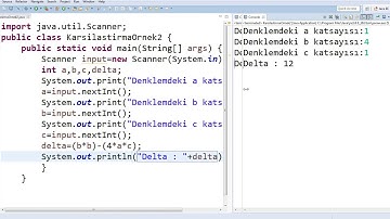 Programlamada Karşılaştırma Kullanımı - 5 (if else if örnek)