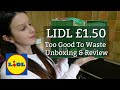 LIDL £1.50 TOO GOOD TO GO BOX REVIEW | REDUCED FRUIT &amp; VEG | Lidl Grocery Haul