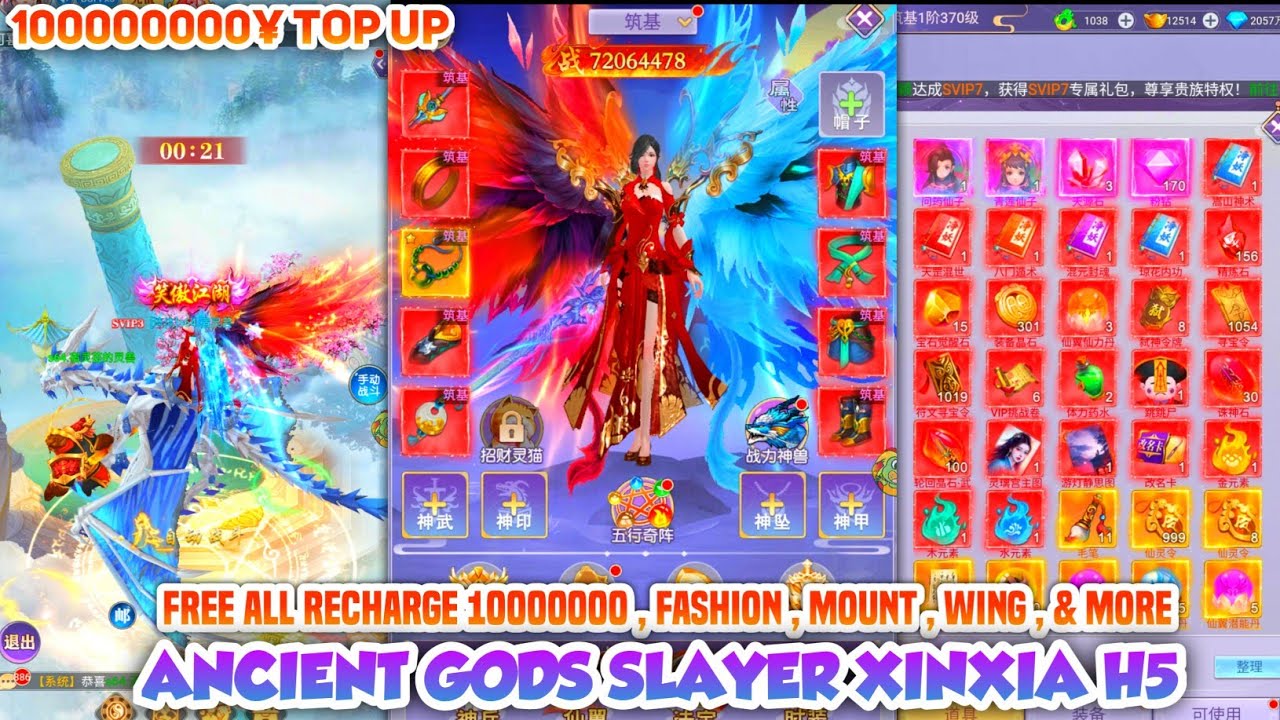 Ancient Gods Slayer Privilage Edition - 10000000 Top Up All Event In