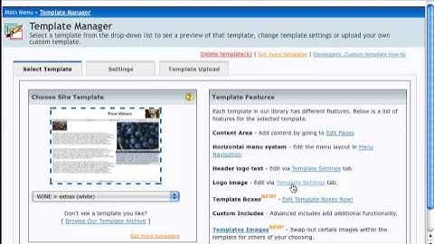 Template Manager part 2 - Soholaunch Website Builder for Business