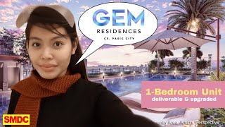 GEM RESIDENCES- One bedroom unit layout
