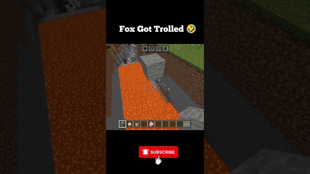Fox Got Trolled 😂#Minecraft​#MinecraftShorts​​#MinecraftTroll​#FoxGotTrolled​#MinecraftFunny​